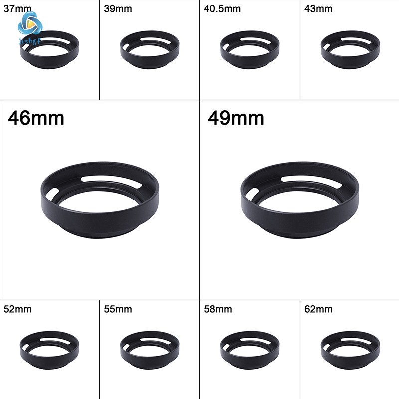 Ngàm chuyển ống kính 37mm-62mm bằng kim loại cho máy chụp hình Nikon Canon Sony Pentax Fujifilm