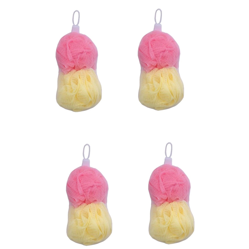 Daiso Banh Tắm Fluffy Shower Ball-2 Pcs.-