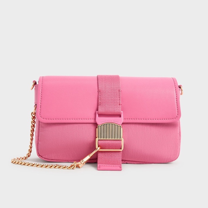 Túi đeo chéo nữ Charles & Keith Aspen | Auth - Sing - Ảnh Thật