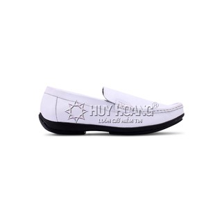 Giày mọi nam da bò màu trắng PH7117