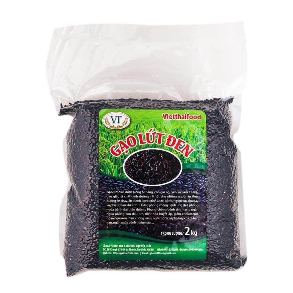 Gạo Lứt Đen (Túi 2kg = 80.000đ)