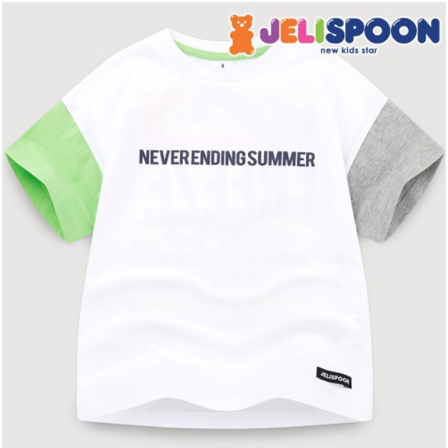 (110,120) Áo cộc tay cotton xuất Hàn Jelispoon JTPUTS11