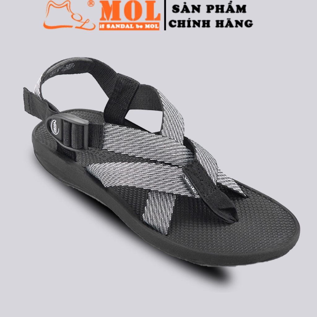 Giày sandal Vento nam xỏ ngón quai chéo vải dù có quai hậu cố định mang đi học đi biển du lịch NV7189B