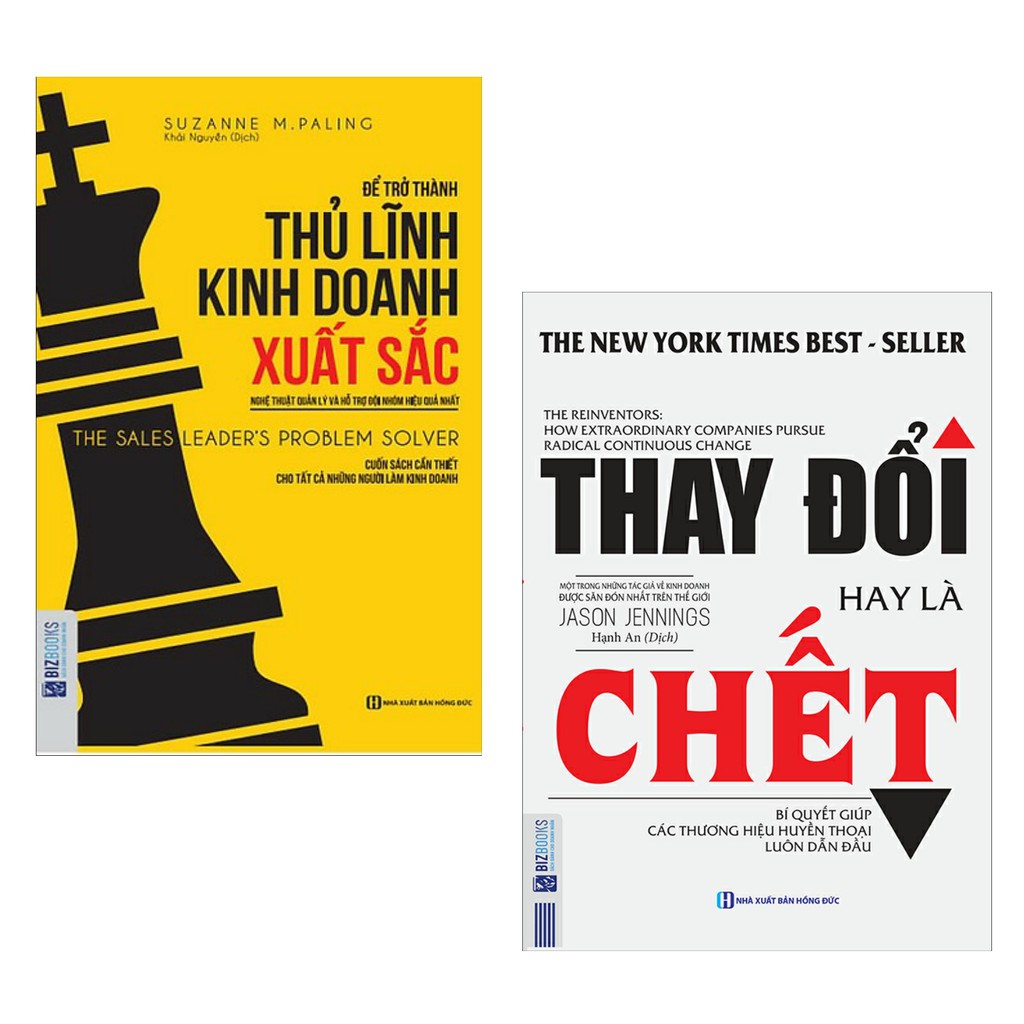 Sách - Combo Để Trở Thành Thủ Lĩnh Kinh Doanh Xuất Sắc + Thay Đổi Hay Là Chết