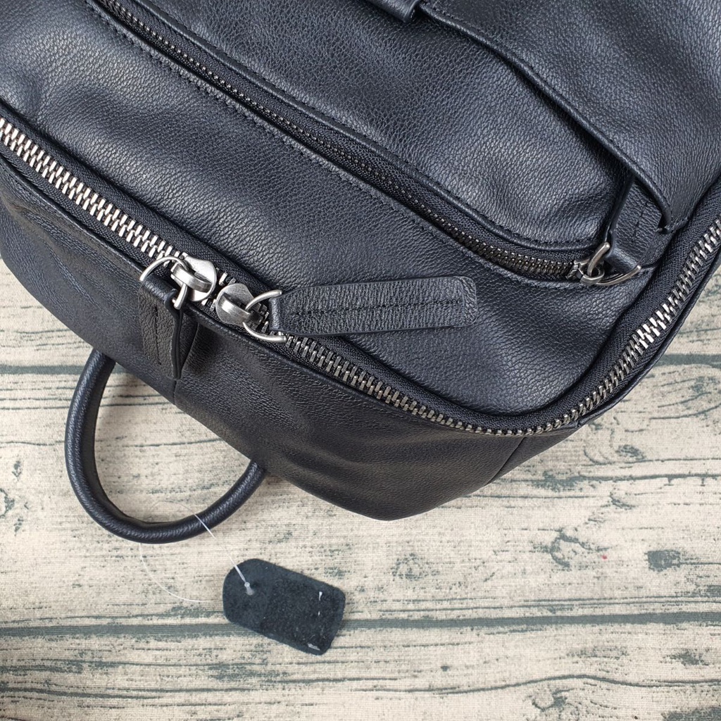 Ba lô nam da bò thật; Balo da bò nam nữ BP403  - 100% da bò thật, BH 3 năm