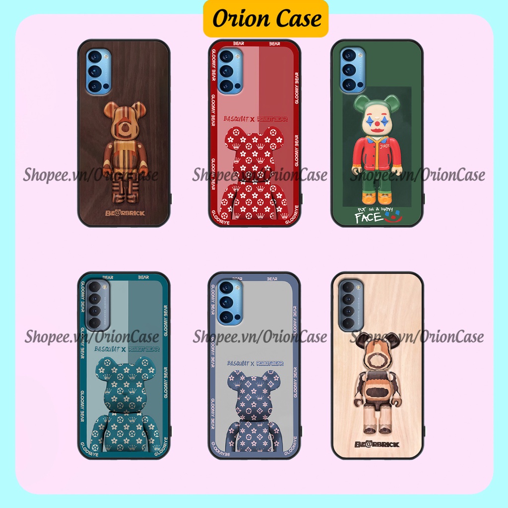 Ốp lưng Oppo Reno 4 - Reno 4 Pro - Reno4 - Reno4 Pro in hình bearbrick 3D thời trang, cá tính. ốp chống sốc, bền đẹp