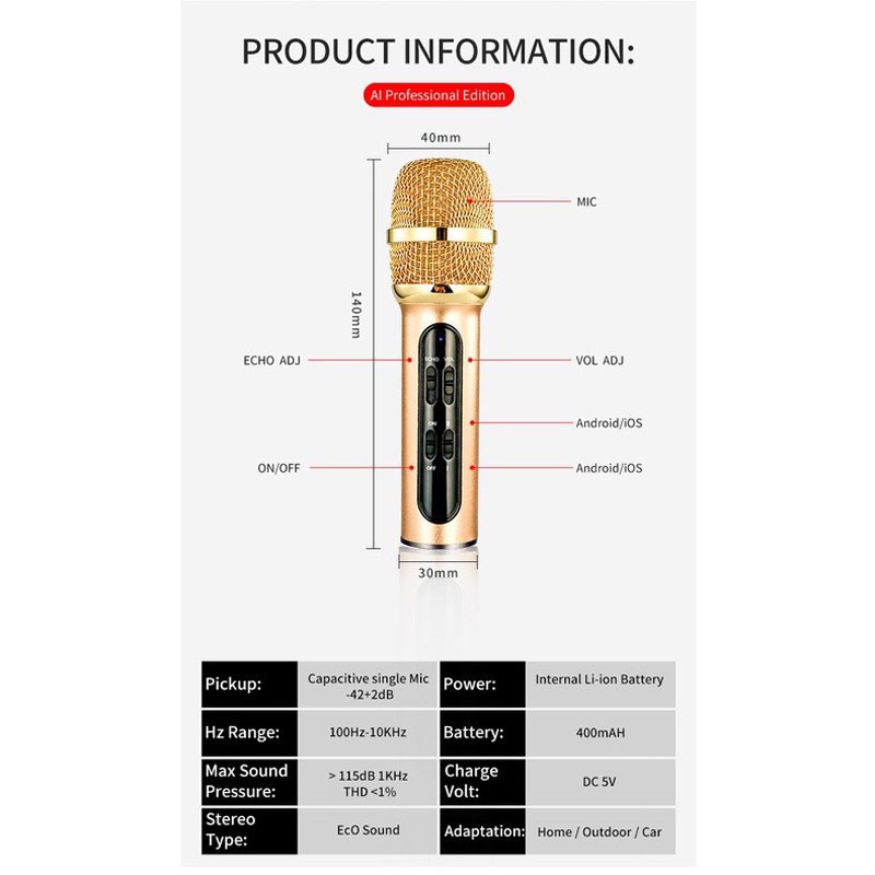 MIC THU ÂM LIVE STREAM C11