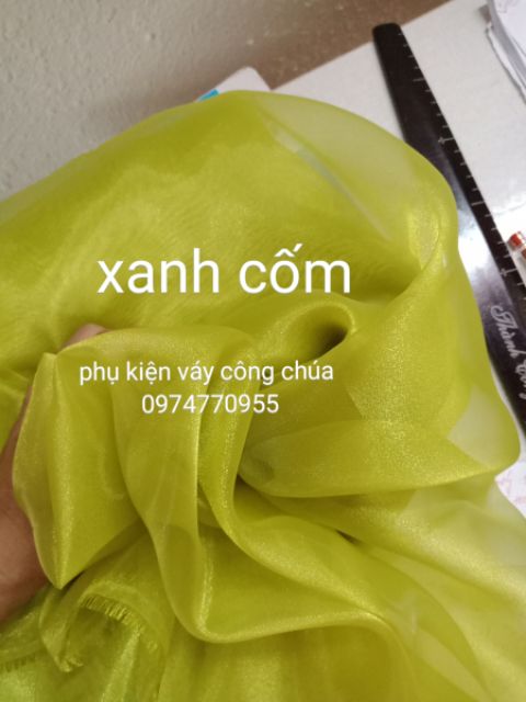 Vải voan kính nhũ loại đẹp