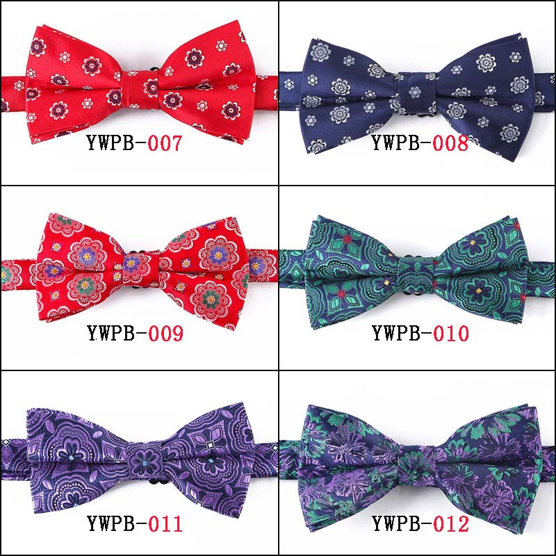 Nơ Bướm Hoa Cài Cổ Áo Cho Chú Rể 12CM * 6CM