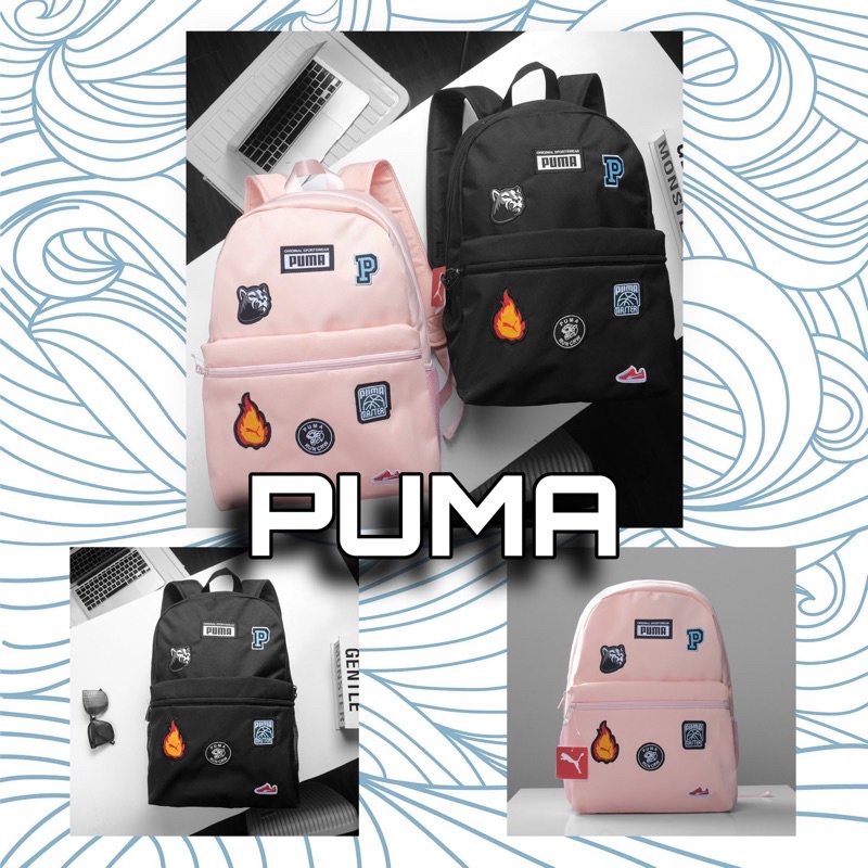 Balo puma hoạ tiết sticker cá tính- mẫu mới2 0 2 3 ( hàng xuất chuẩn)