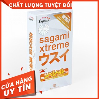 Bao cao su Sagami Xtreme Super Thin siêu mỏng cao cấp 10 bao