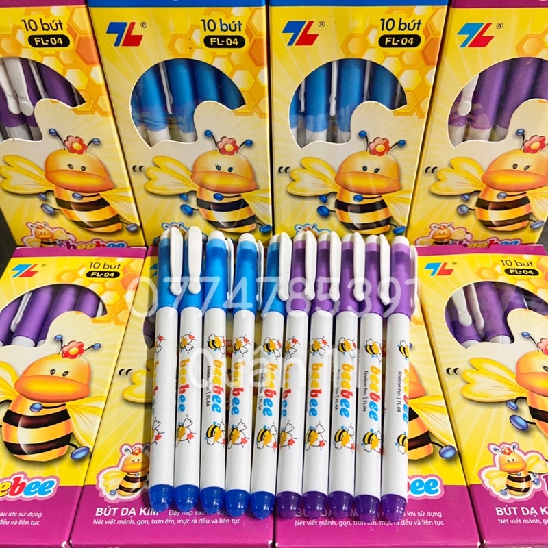 [LẺ_HỘP] Bút lông kim Bee Bee Thiên Long FL-04 hộp 10 cây