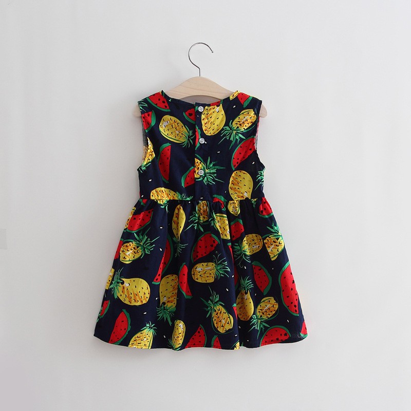 Váy đầm mùa hè cho bé gái váy chữ A chất liệu thoáng mát  M220