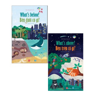 Sách Đinh Tị - Combo What’s Below? - Bên Dưới Có Gì? + What’s Above? - Bên Trên Có Gì?
