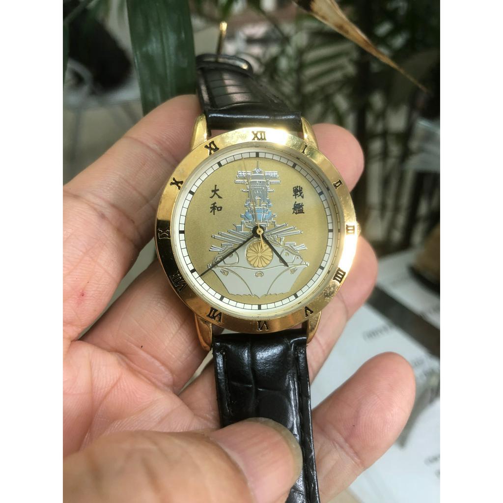Đồng hồ nam mặt thuyền hàng Nhật, size 38mm, còn mới