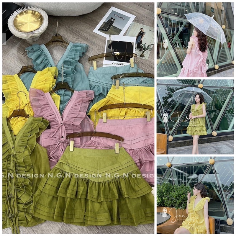 Set Tơ Bèo Xinh Xỉu N.G.N 4 Màu