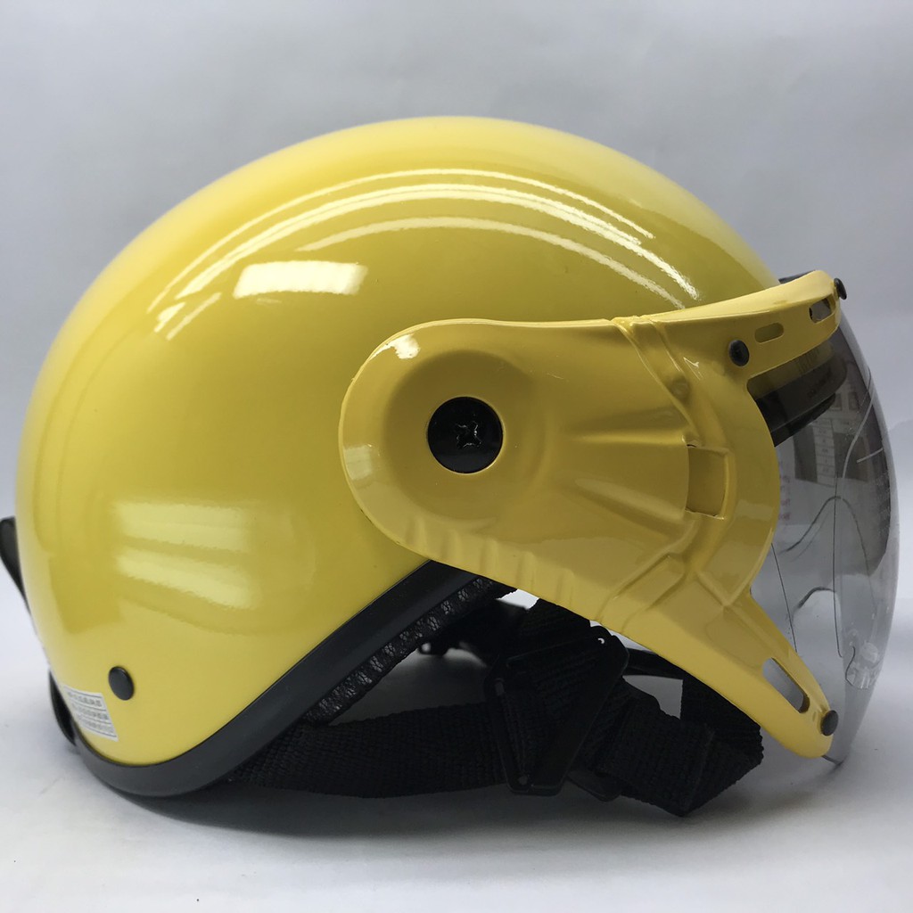 Mũ bảo hiểm nửa đầu có kính V&amp;S Helmet - VS105K - Vàng bóng