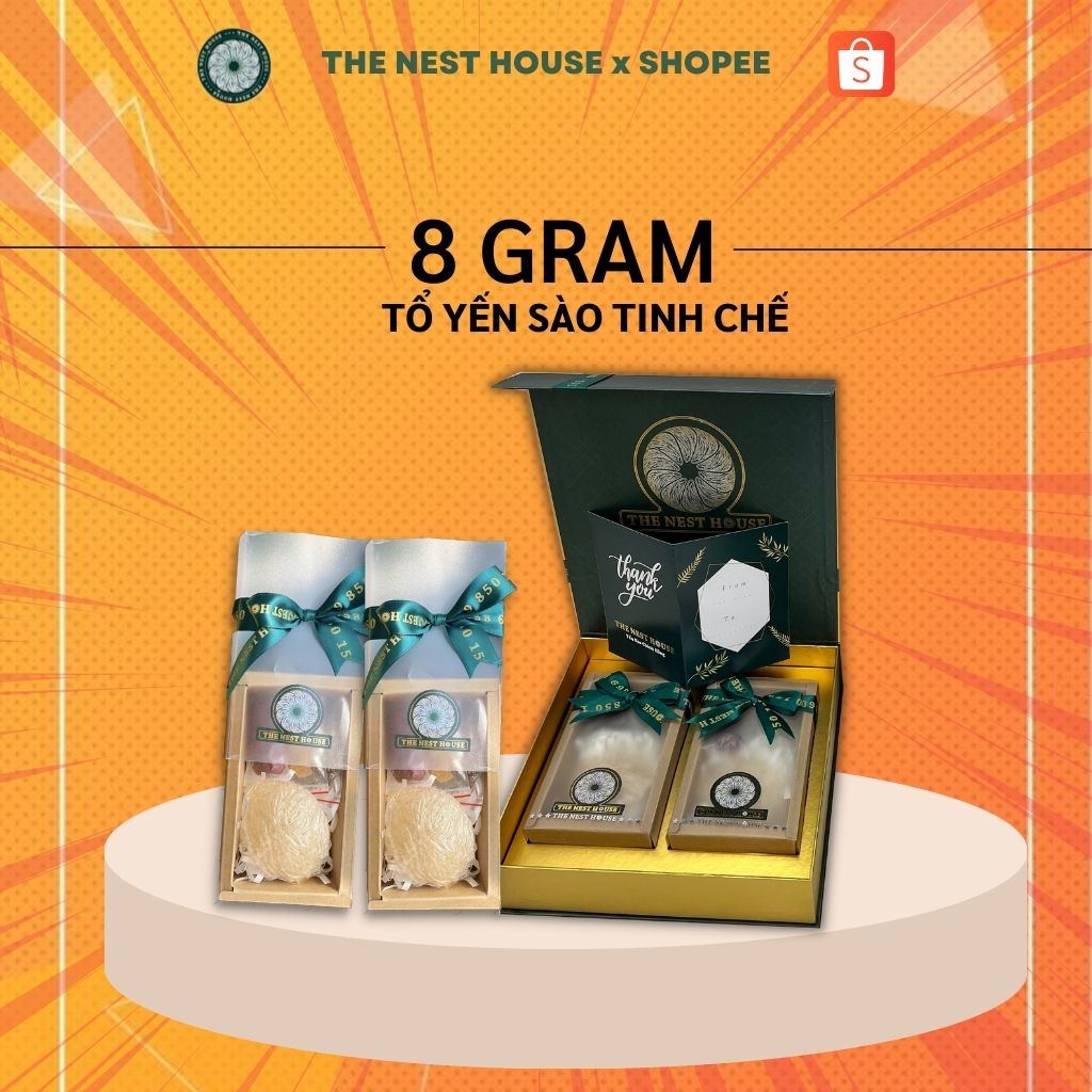 Hộp 1 tổ yến sào tinh chế cao cấp Nha Trang Khánh Hoà The Nest House