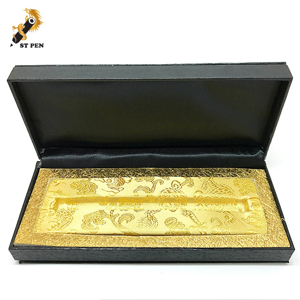 [ST PEN] Hộp Bút Cao Cấp Lót Vàng Dệt Hoa Văn,Hộp Bút Quà Tặng Lưu Niệm | BigBuy360 - bigbuy360.vn