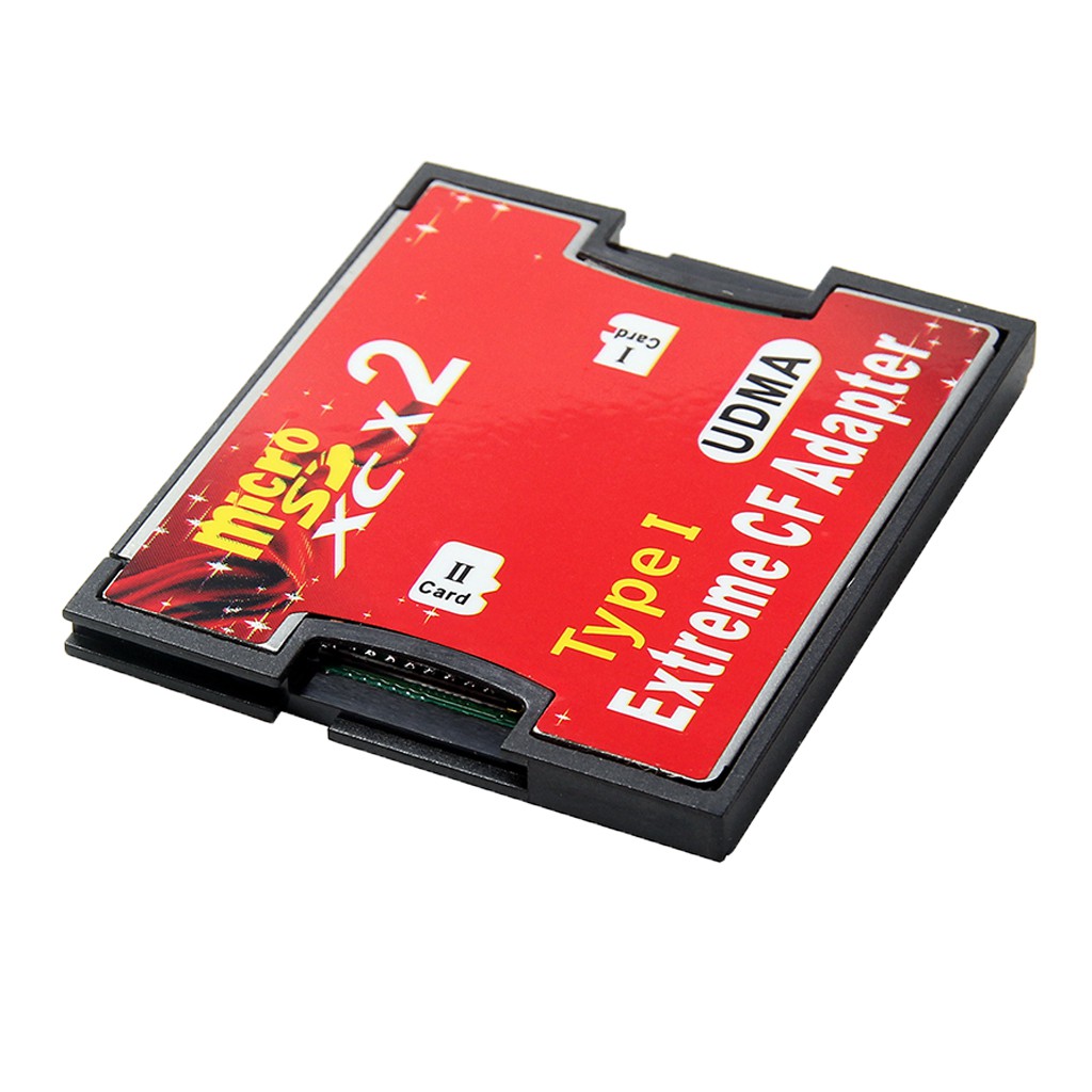 Đầu đọc thẻ nhớ Micro SD TF SDHC 2 Port Slot I Compact Flash Card CF