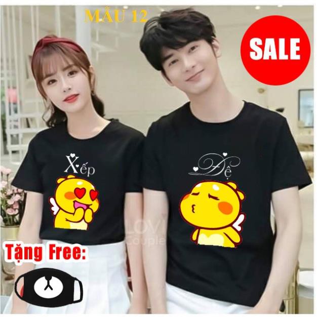 BÁN CHẠY - Mẫu áo đôi áo cặp xếp đệ đẹp cực HOT dành cho các cặp đôi / chất lượng uy tín