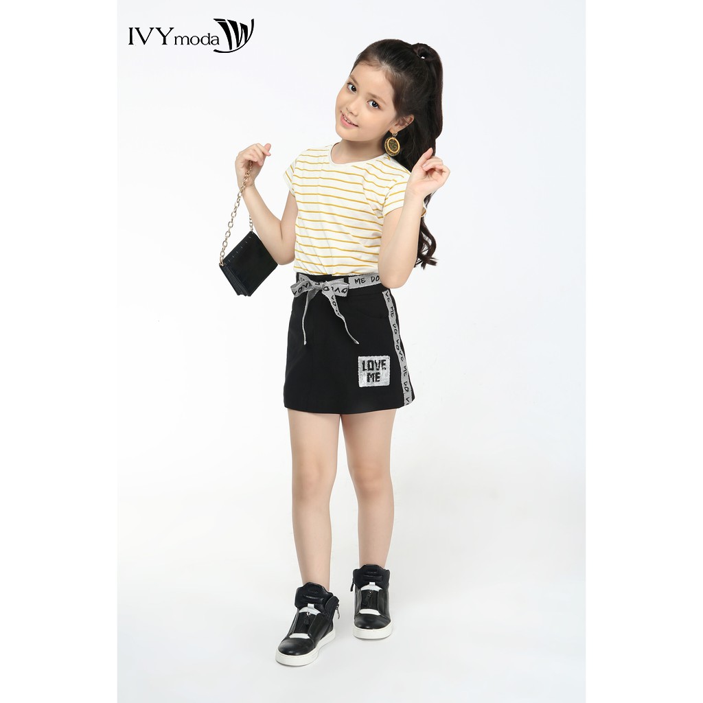 Chân váy chữ A bé gái IVY moda MS 30G0569