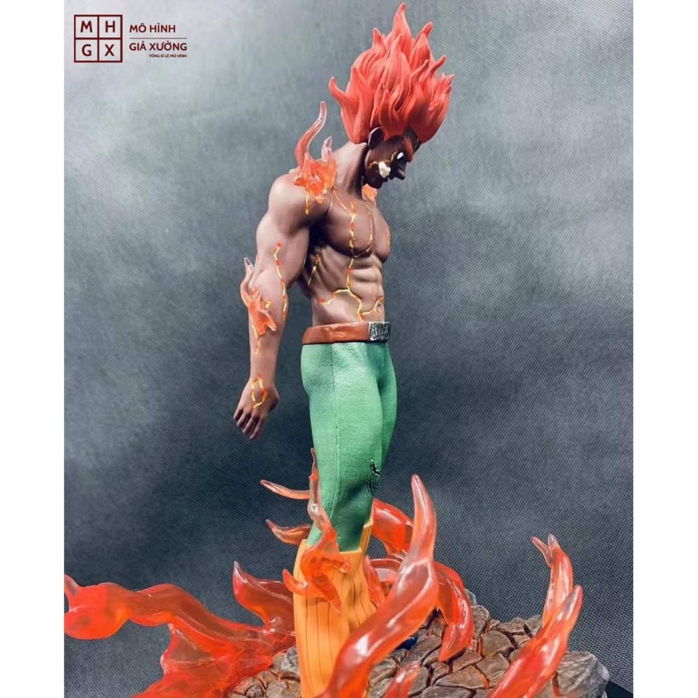 Mô hình Naruto Thầy Might Guy  Bát Môn Độn Giáp cao 29cm có led ở mắt siêu đẹp , figure mô hình naruto