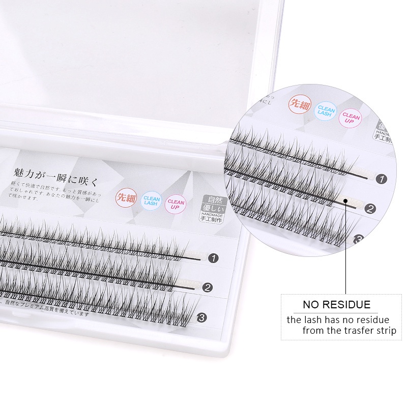 Cụm bao gồm 120 cụm lông mi giả Maquiagem cilios cho các chuyên gia vá mềm tự nhiên giả Mink làm công cụ