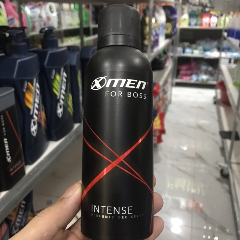 Xịt khử mùi X-Men For Boss Intense - Mùi hương trầm đầy nội lực 150ml