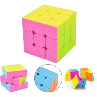 Đồ Chơi Rubik 3x3 - Rubik Liền khối - Trơn Mượt, Bẻ Góc Tốt