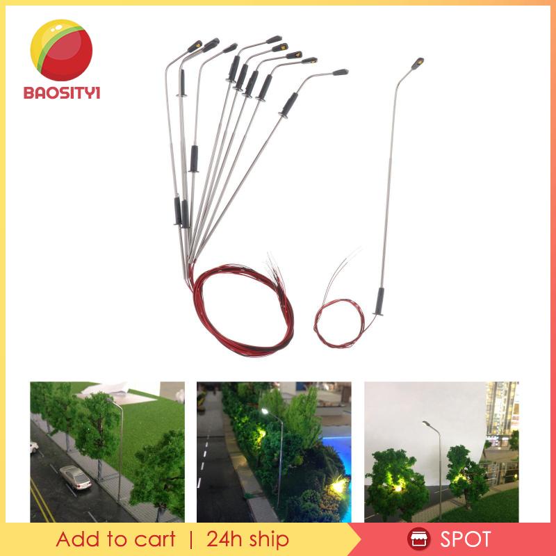 Set 10 Đèn LED Mini 1:75 Dùng Để Trang Trí Mô Hình Cảnh Quan Sân Vườn