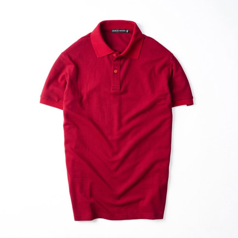 Áo Thun Nam POLO Trơn Vải Cá Sấu Cotton Cao Cấp Ngắn Tay Cực Sang Trọng Màu Sắc Thanh Lịch Chuẩn From