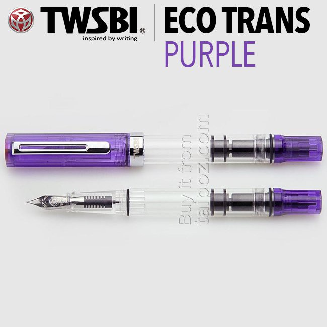 [ TAIPOZ ]  - Bút máy TWSBI Eco Transparent, Purple