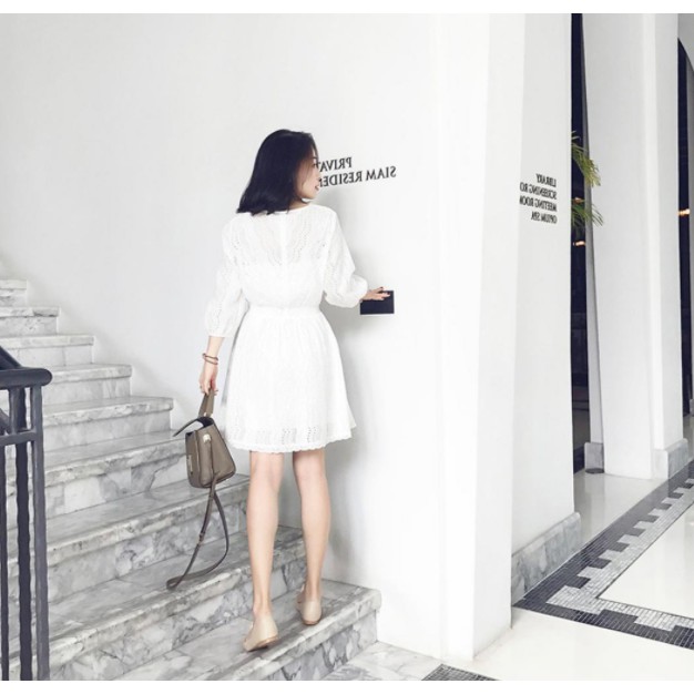 (HÀNG CAO CẤP) Váy Váy thô cổ tim, Style Hàn Quốc cao cấp hàng mới siêu đẹp.