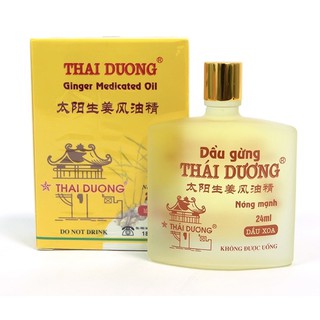 DẦU GỪNG THÁI DƯƠNG CHAI 24ML