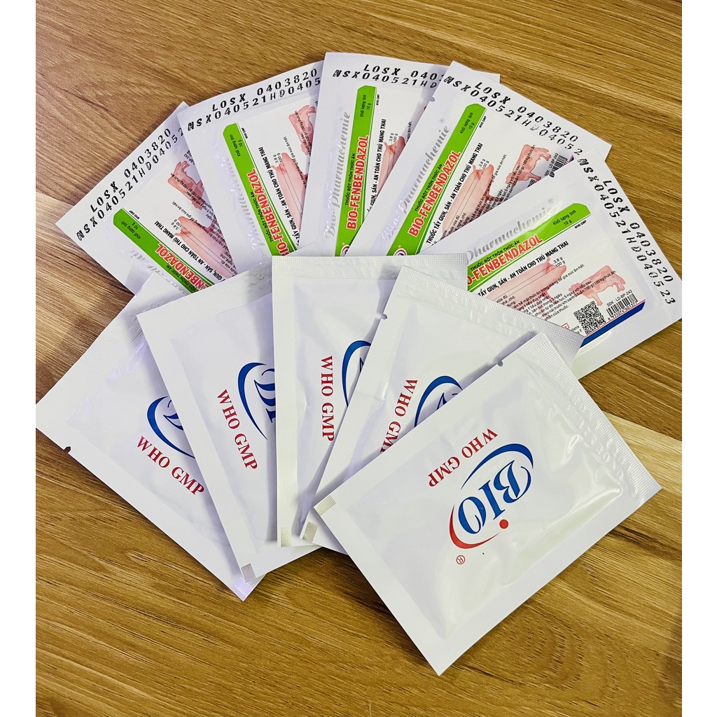 Men Bio Fenbendazol - Tẩy Giun Cho Động Vật Mang Thai