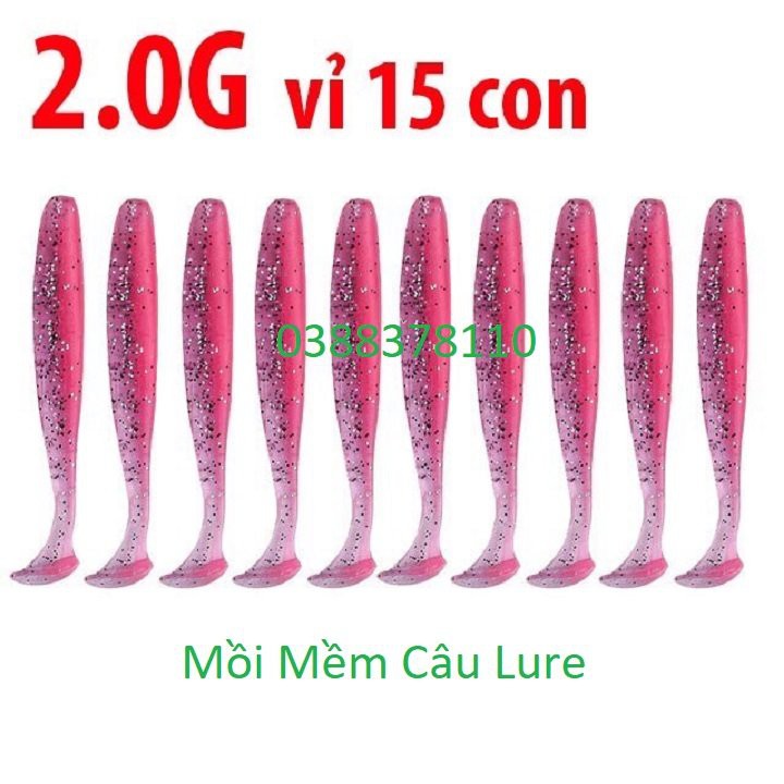 Mồi Mềm Câu Cá Lóc, Cá Sộp, Mồi Giả Câu Lure Cao Cấp