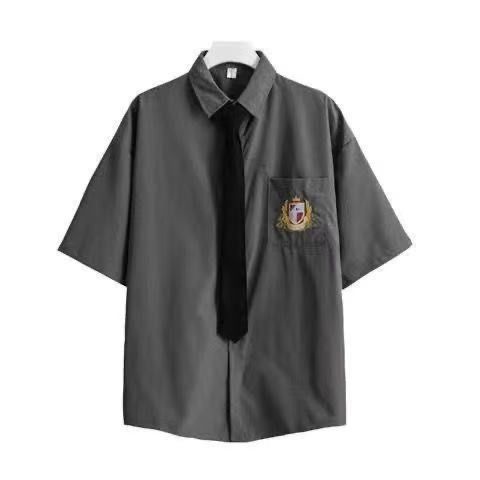 Áo Sơ Mi Ngắn Tay Đồng Phục Học Sinh Trung Học Nam Nữ
