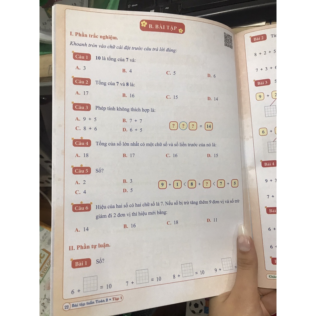 Sách - Bài tập tuần toán 2 tập 1 : Chân trời sáng tạo