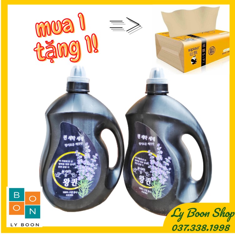 Nước giặt Hàn Quốc ⚡Nước giặt ParisOne nữ hoàng Hàn Quốc⚡Can 3l6 Giặt xả 2 trong 1