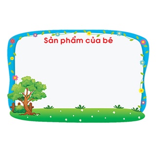 Decal Mầm Non - SẢN PHẨM CỦA BÉ (16 MẪU)