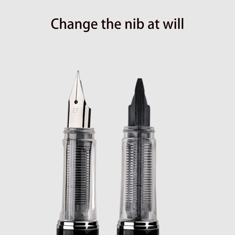 Goo Bộ Bút Máy Kim Loại Ngòi F Ngòi Bút Thư Pháp Cho Người Mới Bắt Đầu Pe