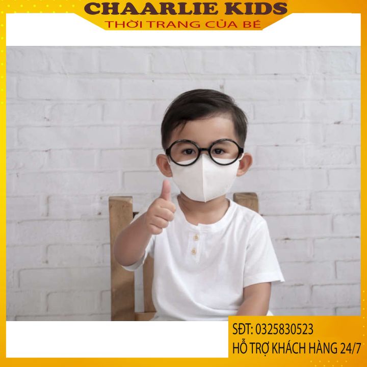 Khẩu trang y tế 4 lớp kháng khuẩn cho bé Chaarlie Kids