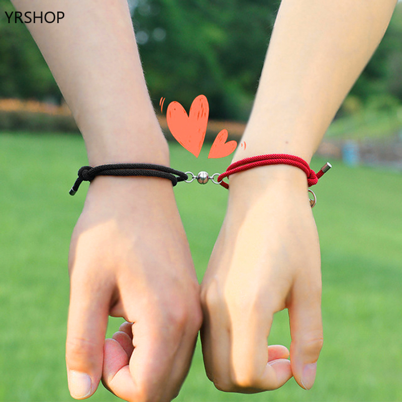 Vòng Tay Nam Châm Có Thể Điều Chỉnh Kích Thước Cho Cặp Đôi