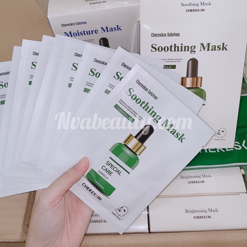 Mặt Nạ ChereSkin Trắng Da, Cấp Ẩm Chính Hãng
