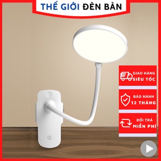 Đèn Đọc Sách Tích Điện Kẹp Đầu Giường Model Favorlamp A9 dùng Pin sạc nhiều lần, 3 màu ánh sáng, 3 cường độ sáng