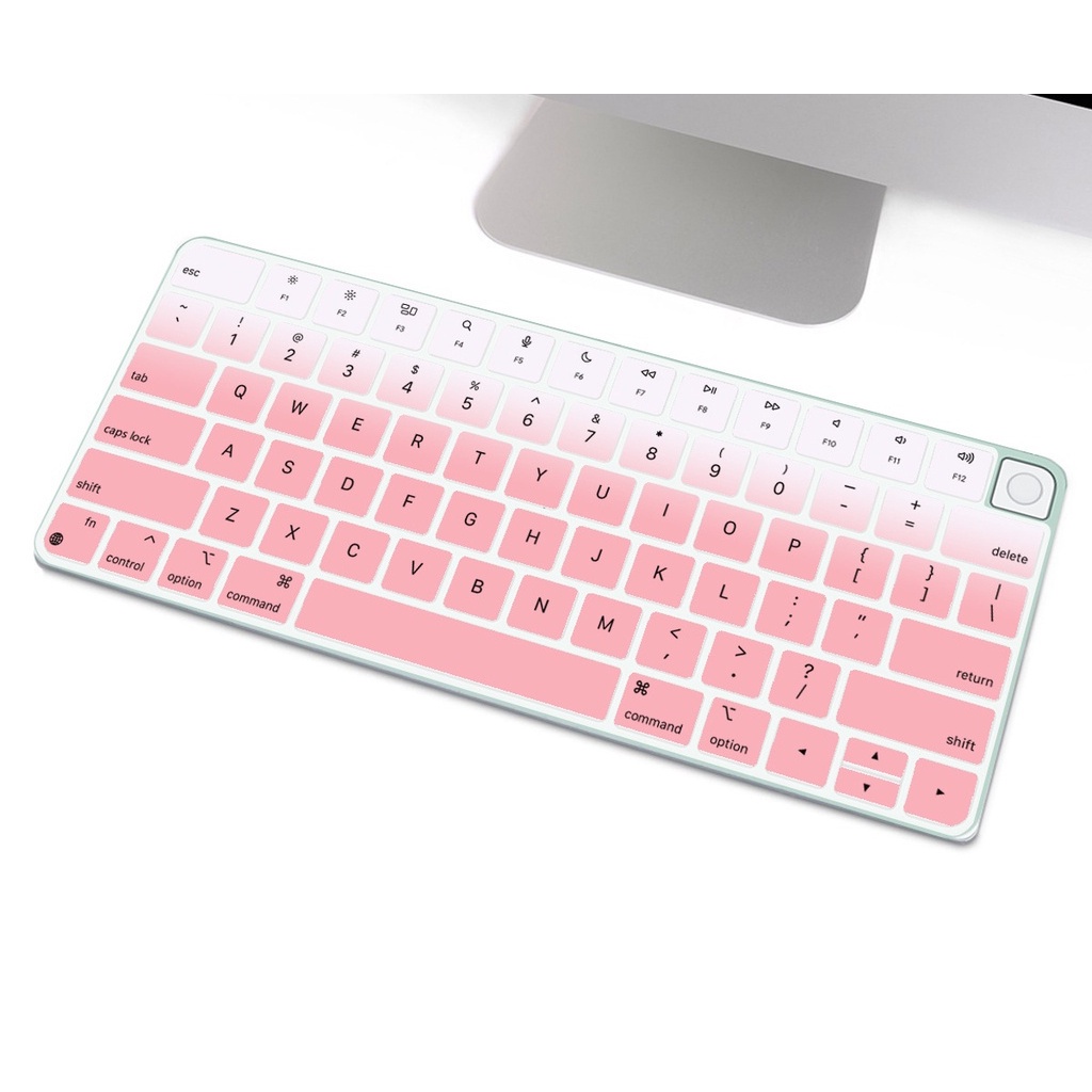 Tấm Lót Bảo Vệ Bàn Phím Không Dây Apple Imac Bằng Silicon Mềm Chống Thấm Nước Chống Bụi Cho Mac A2449 2021 13 Inches