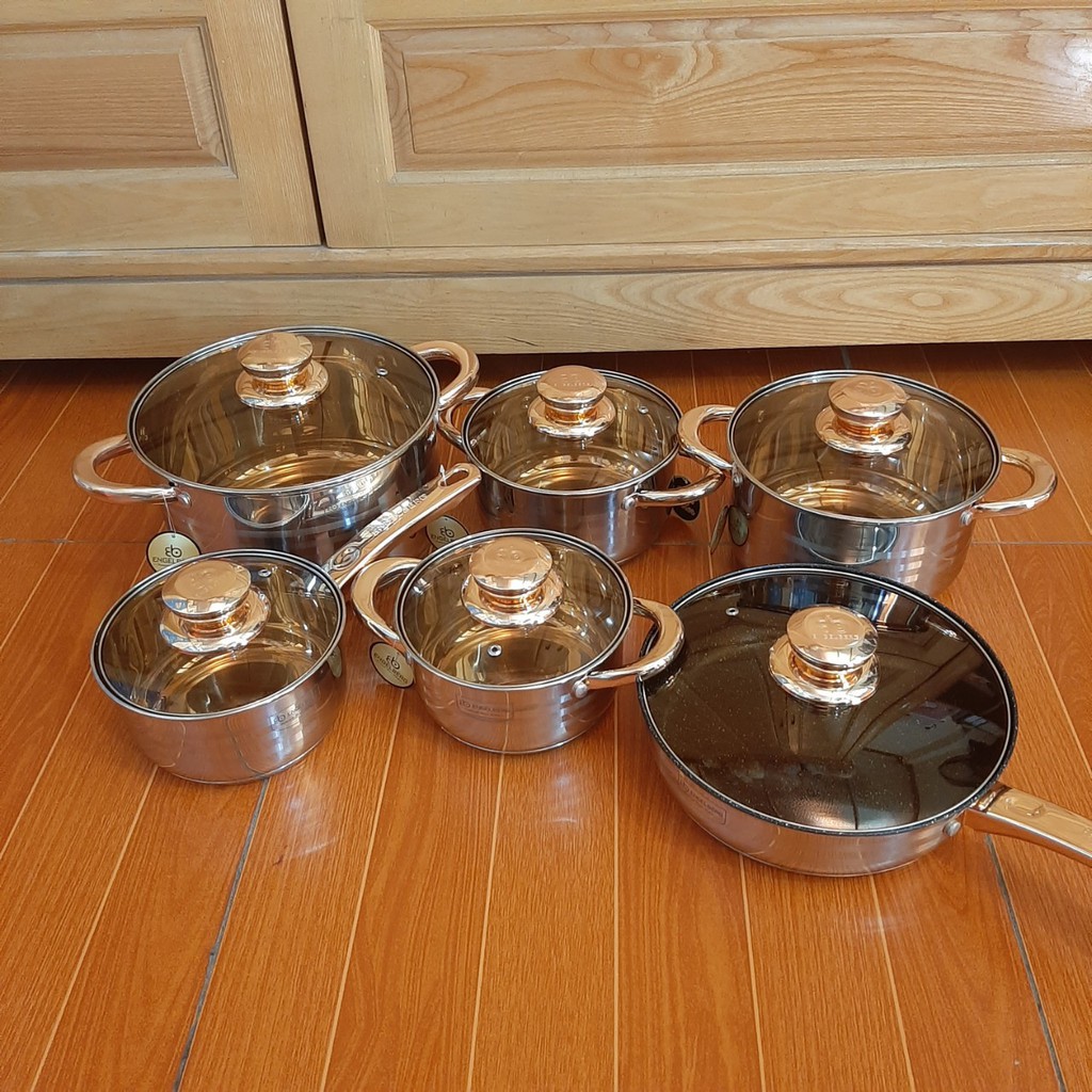 bộ nồi đức 6 món engelberg | Shopee Việt Nam