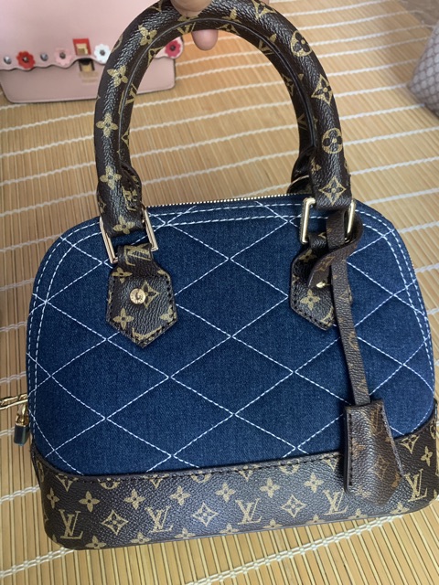 Lv Hến phối vải jean