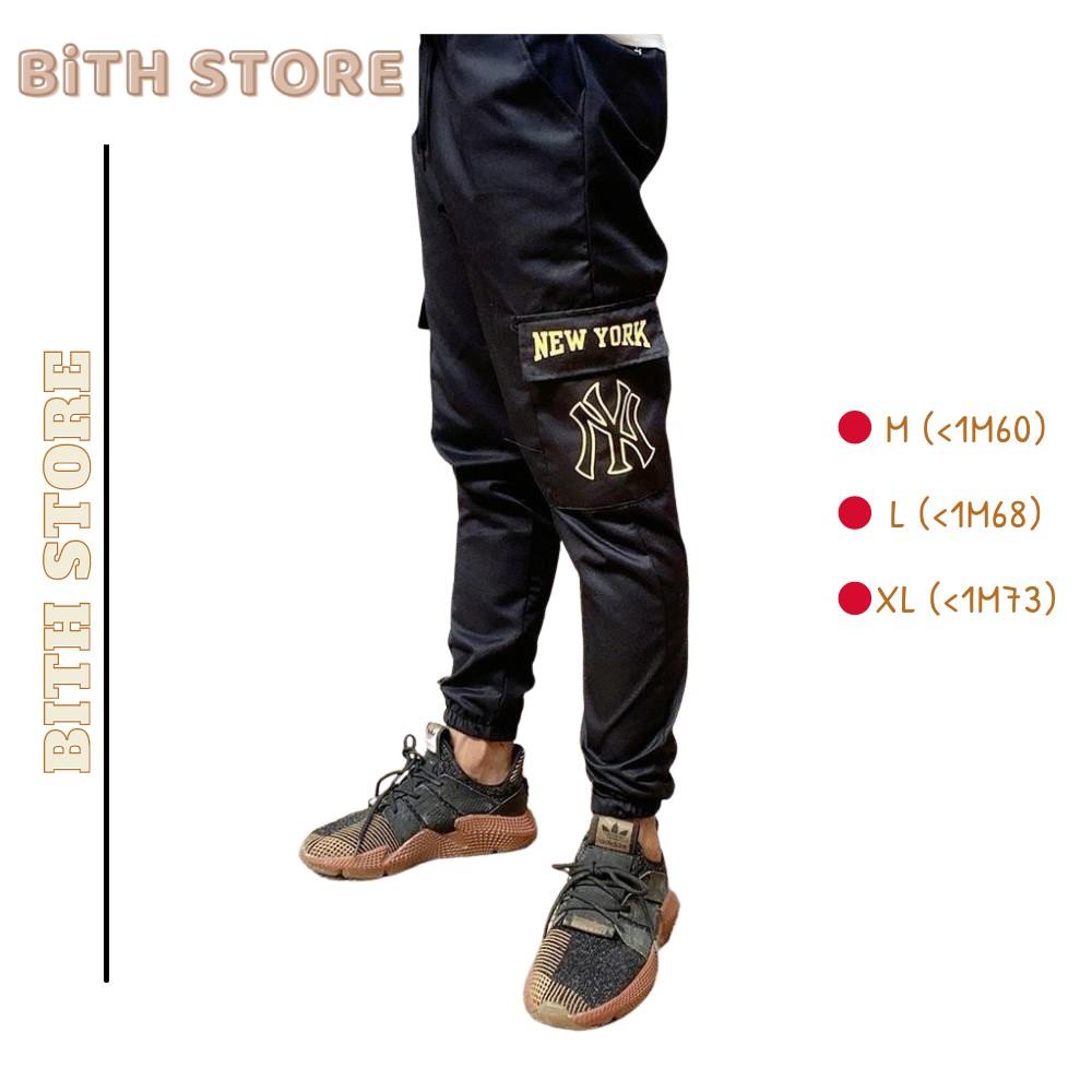 Quần dài kaki nam túi hộp Newyork ống bó khóa gót, quần jogger thể thao mặc mùa hè
